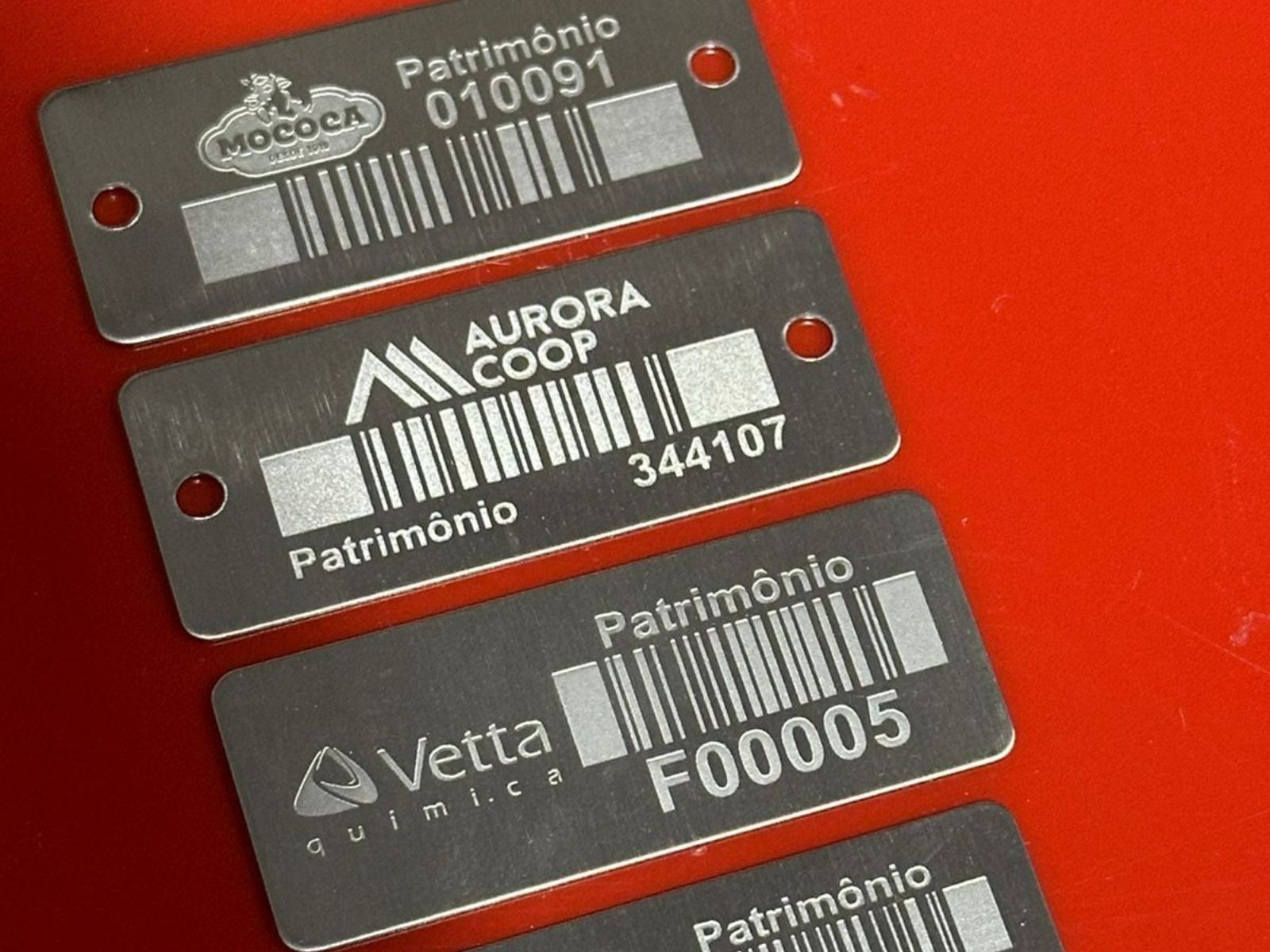 Placas em Aço Inox